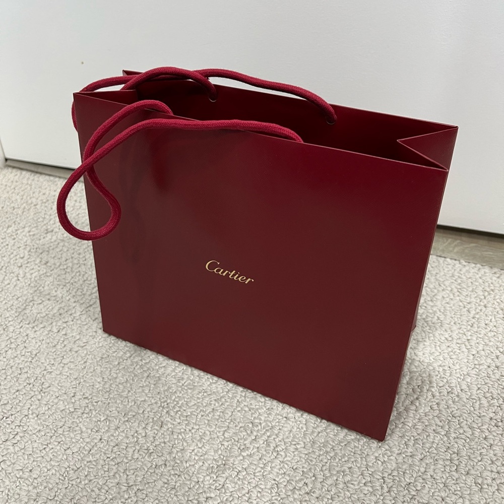 Cartier shopping bag